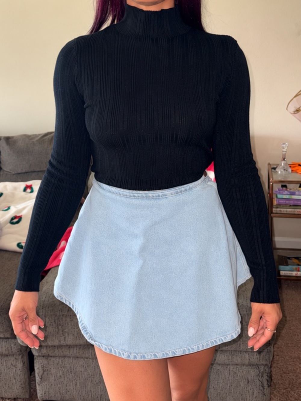 Abercrombie Ribbed Knit Turtleneck